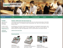 Tablet Screenshot of benekassen.ch